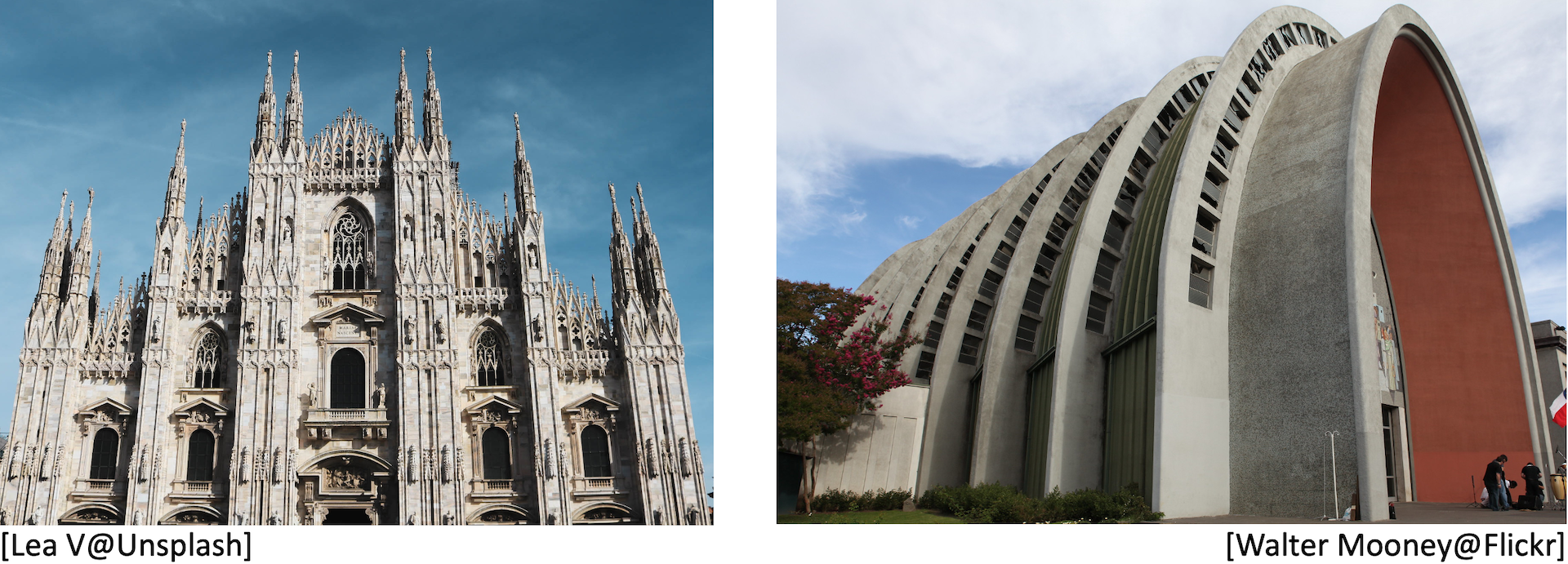 Figure 4: Two cathedrals