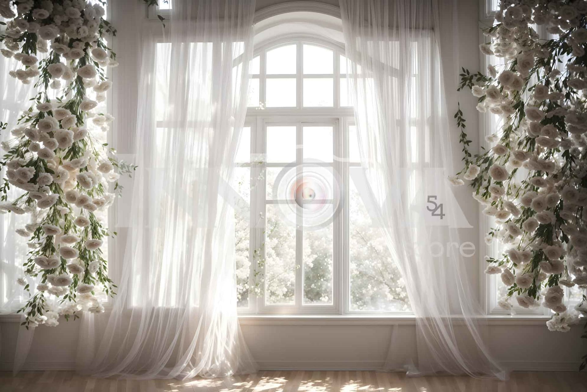 Fondo fotográfico Ventana — diseño 1