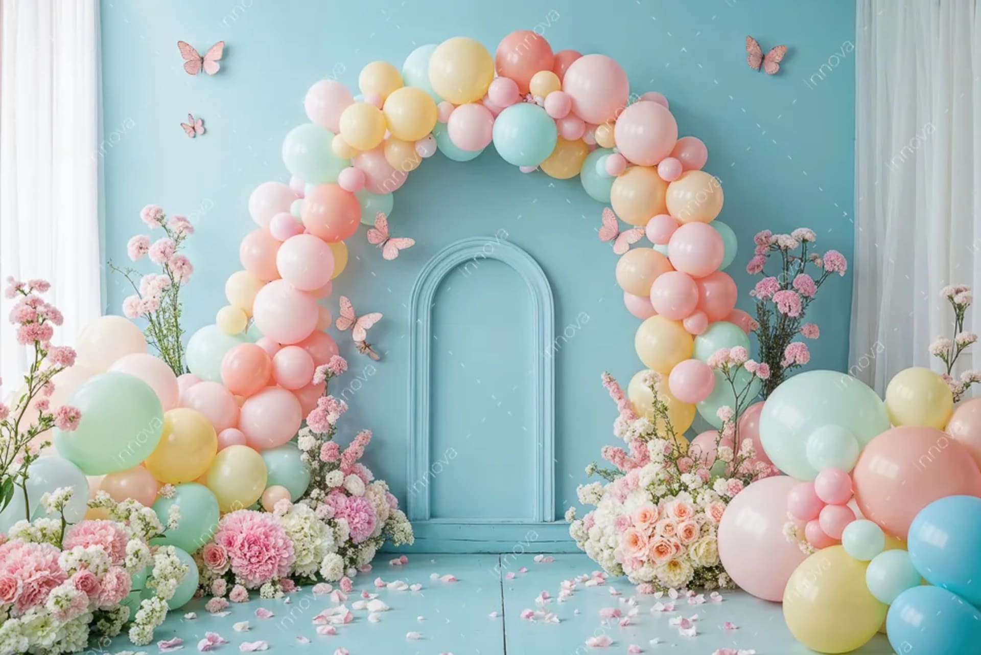 Fondo fotográfico Mariposas — diseño 50
