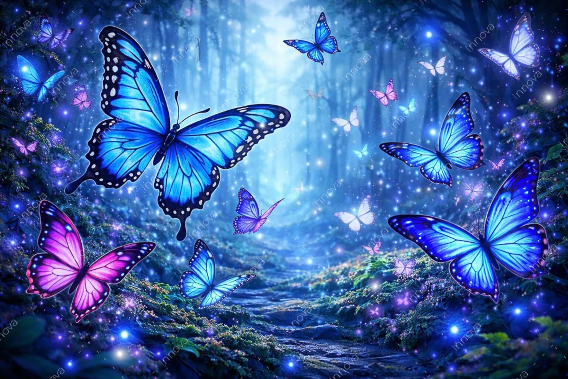 Fondo fotográfico Mariposas — diseño 20