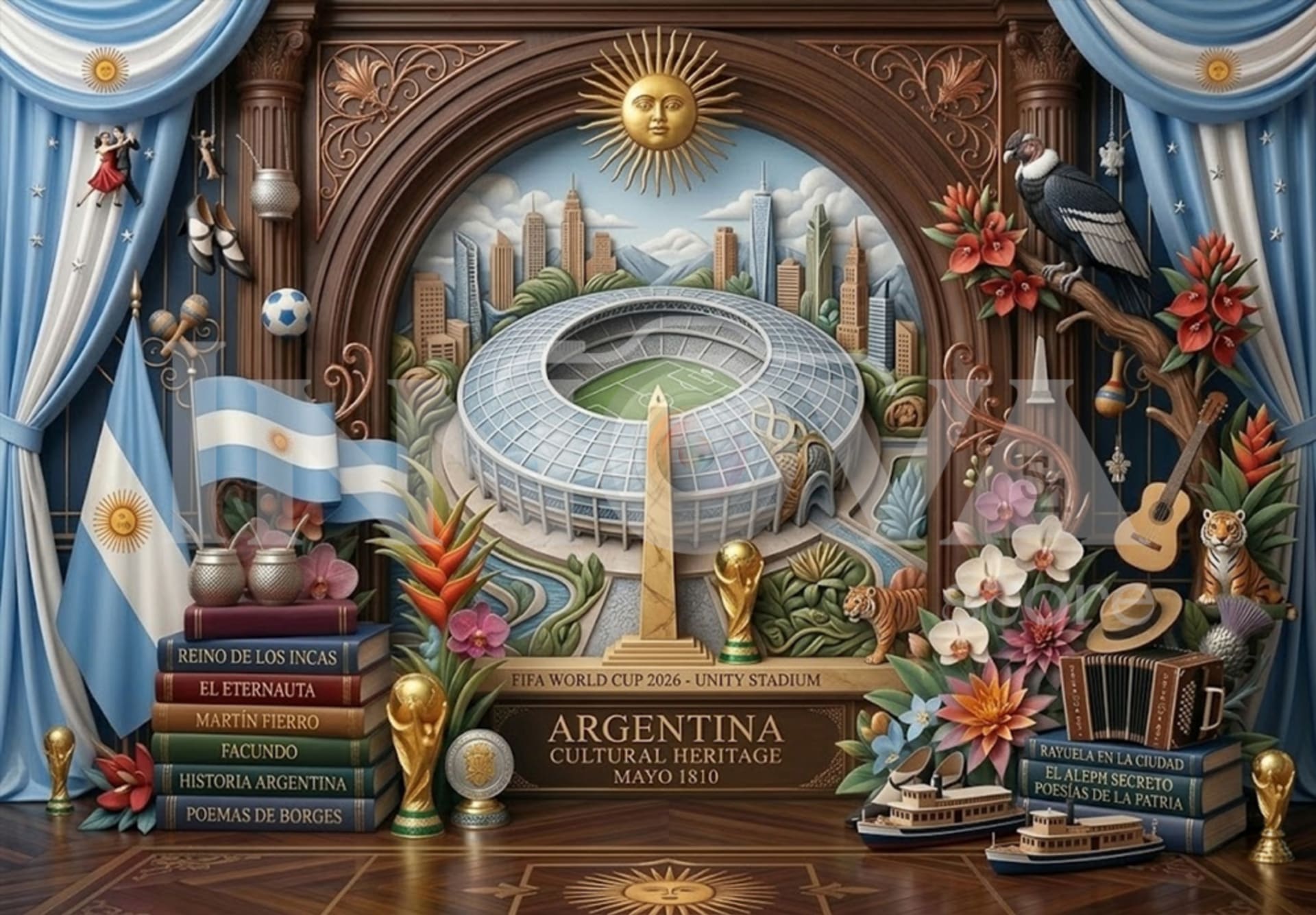 Fondo fotográfico Cultura Argentina — diseño 16