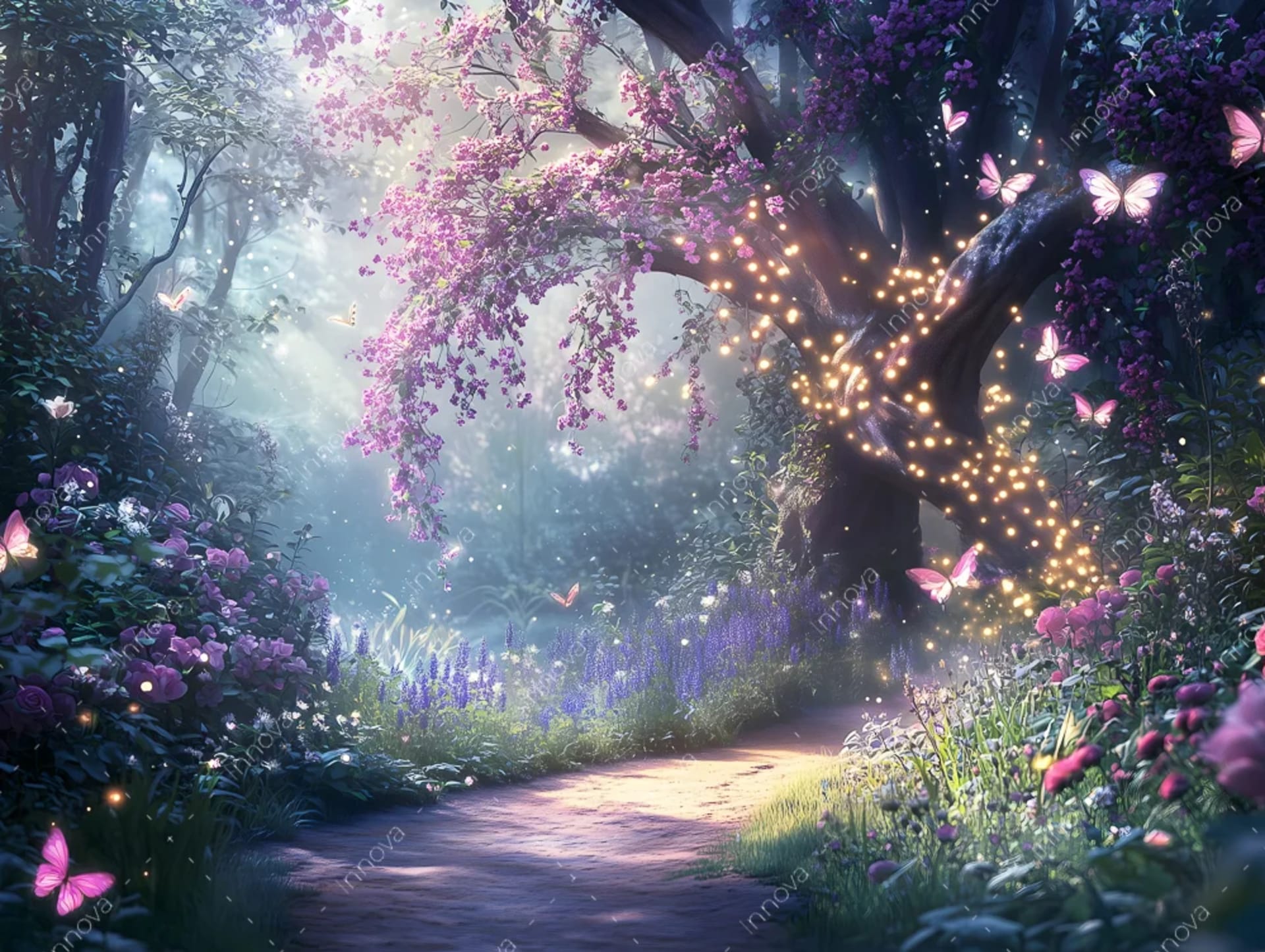 Fondo fotográfico Mariposas — diseño 39
