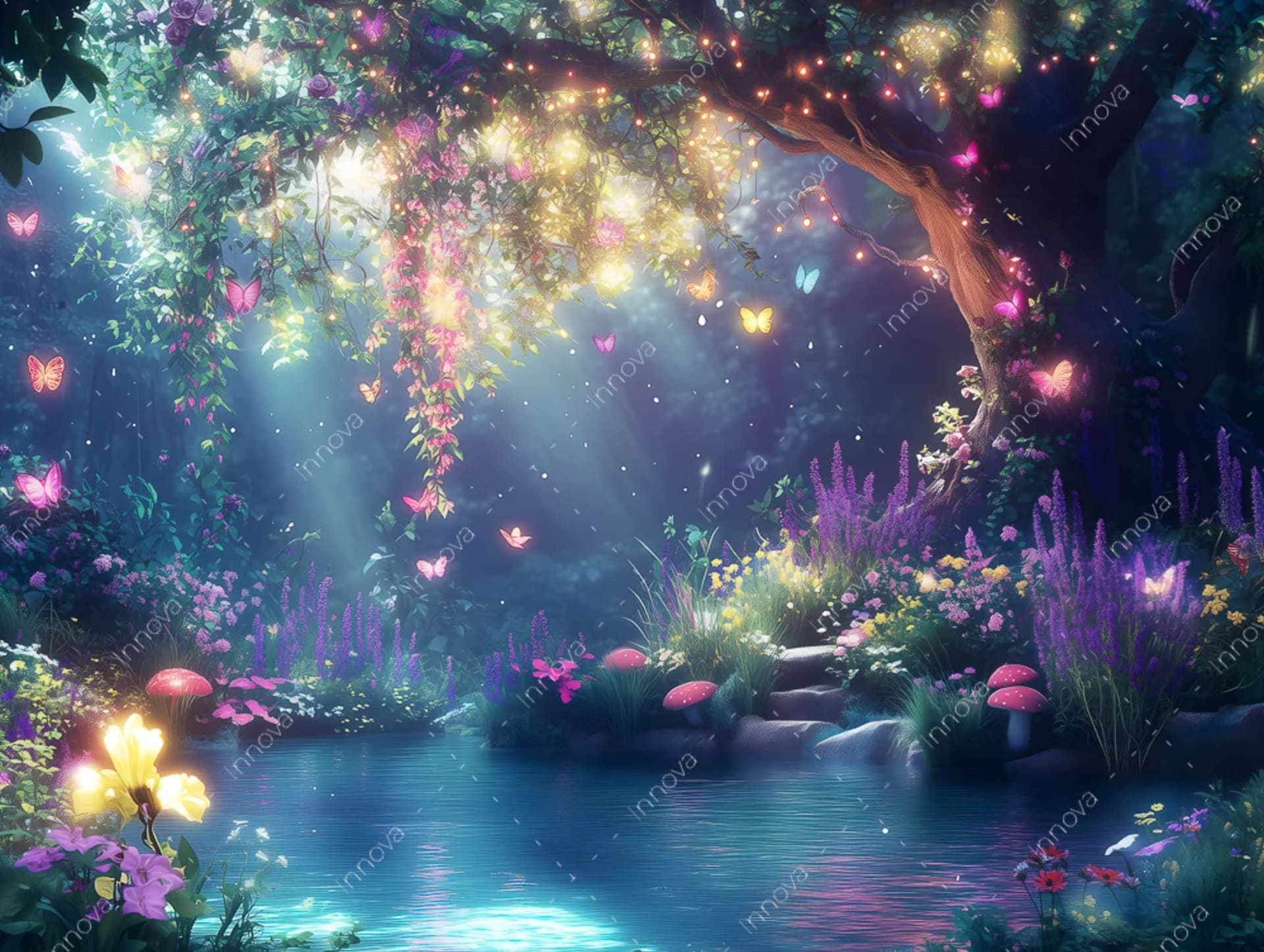 Fondo fotográfico Mariposas — diseño 40