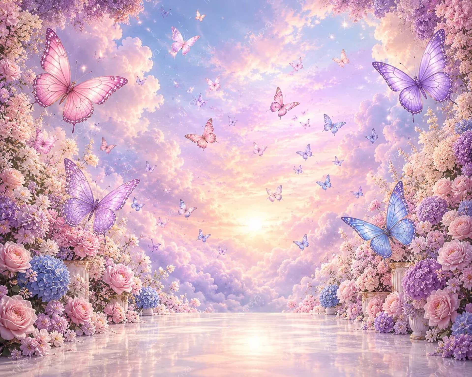 Fondo fotográfico Mariposas — diseño 31