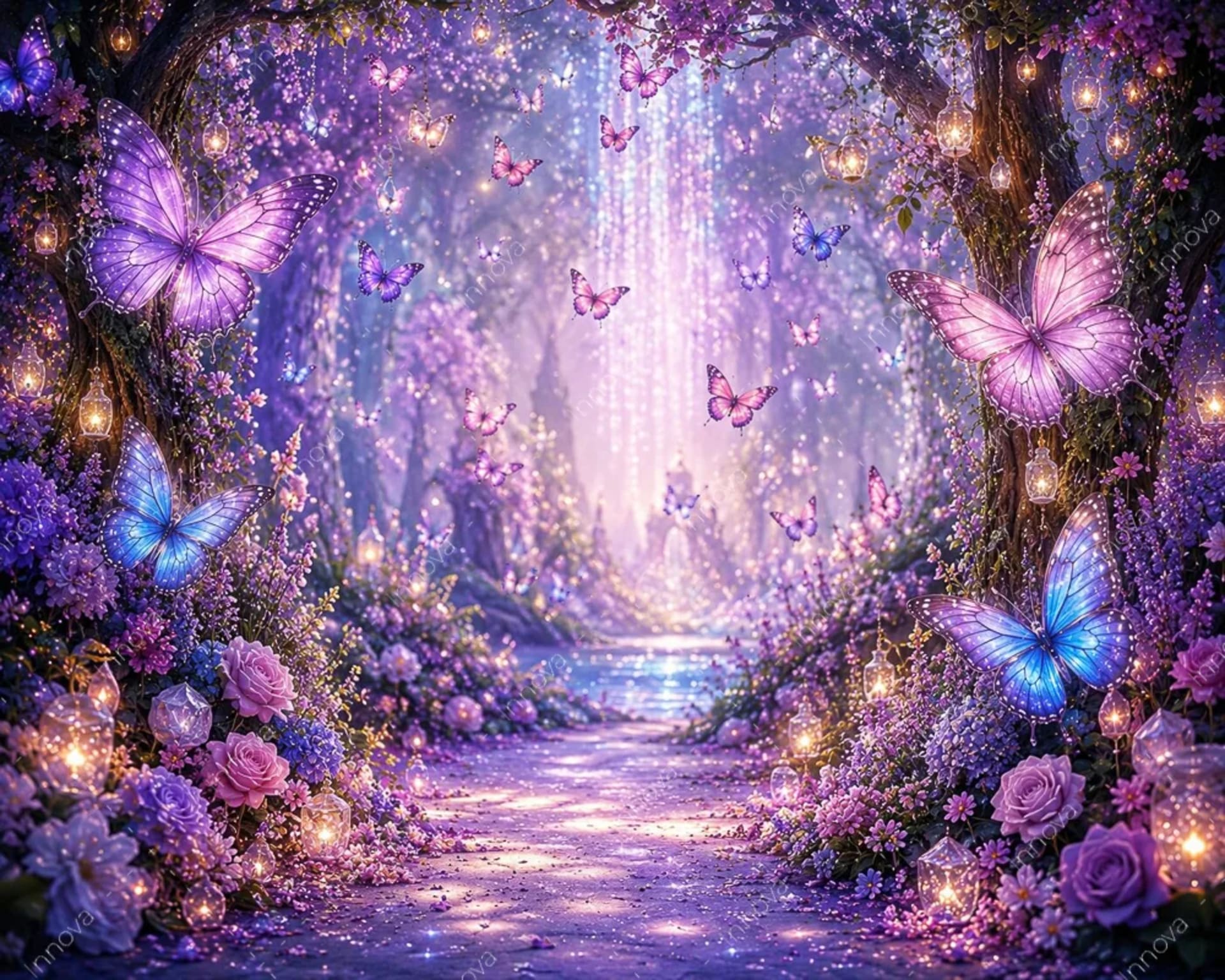 Fondo fotográfico Mariposas — diseño 23