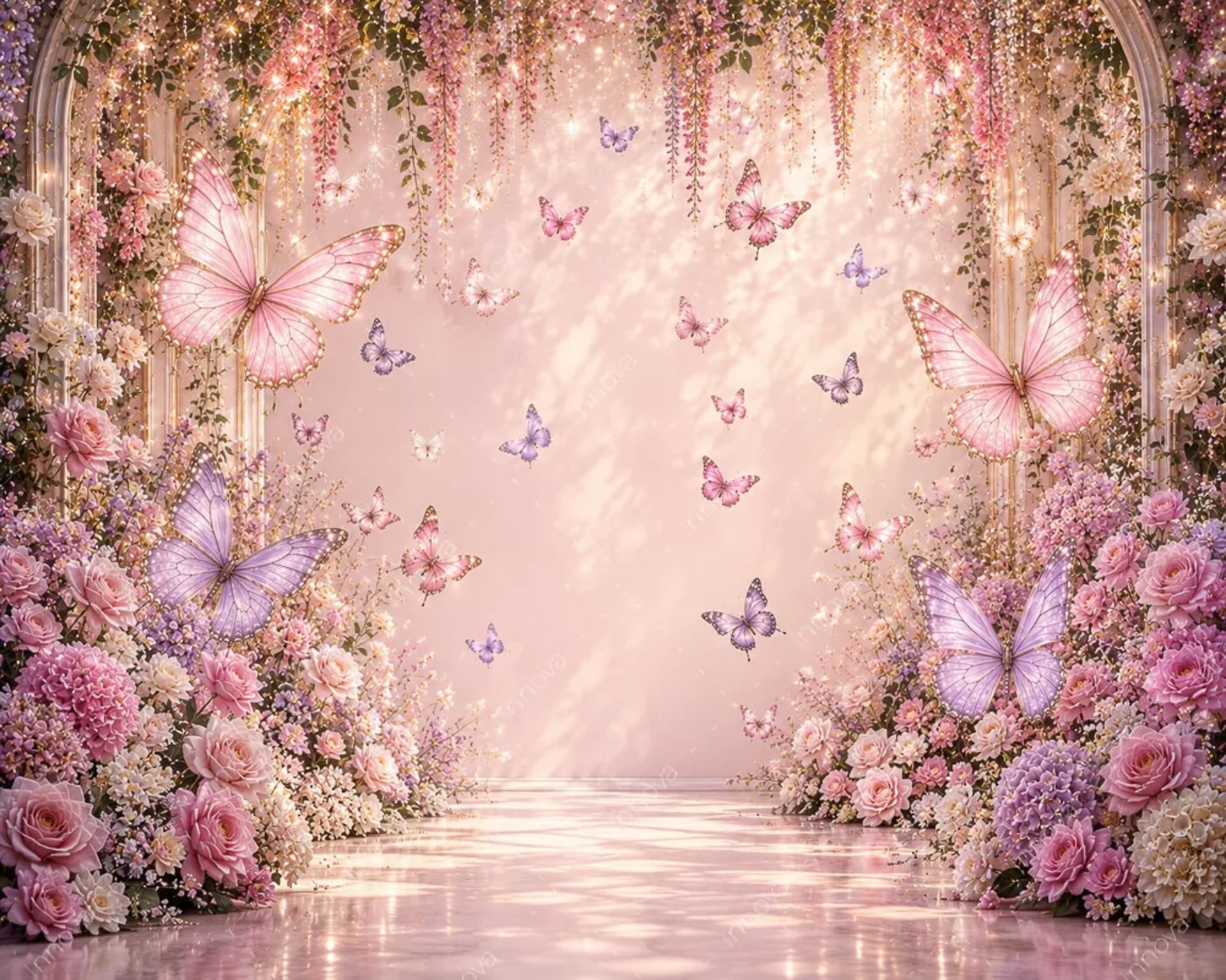 Fondo fotográfico Mariposas — diseño 34