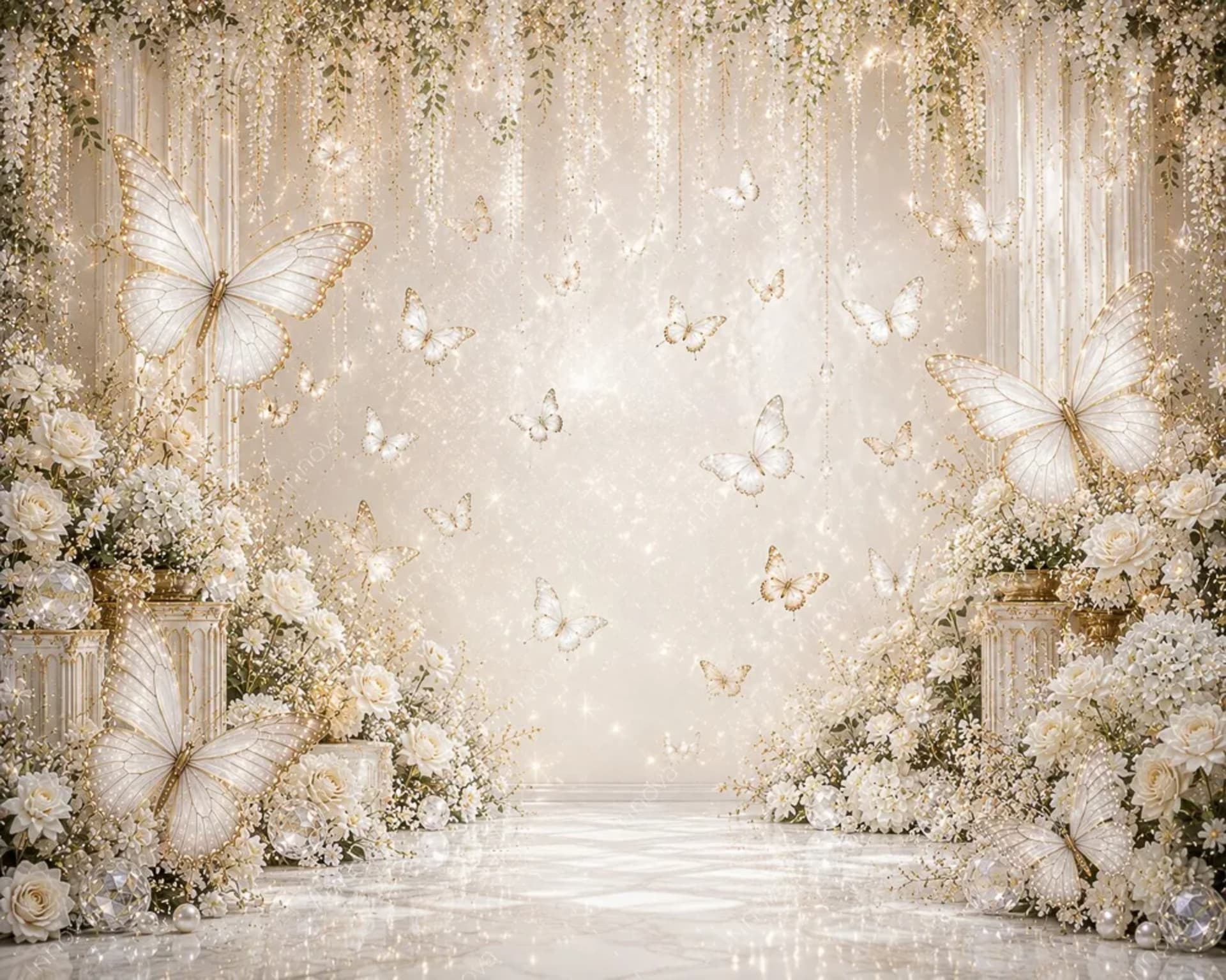Fondo fotográfico Mariposas — diseño 36
