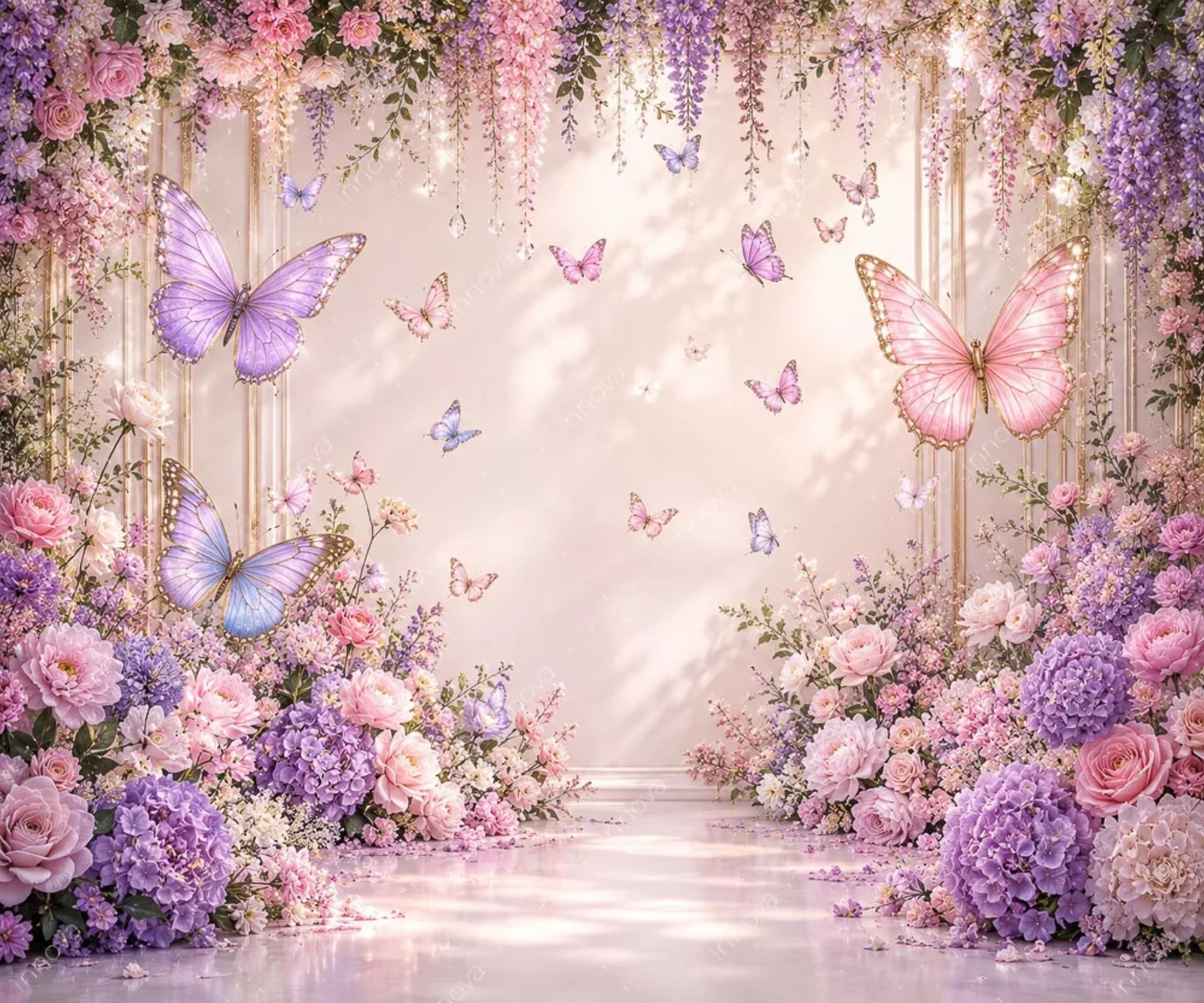 Fondo fotográfico Mariposas — diseño 30