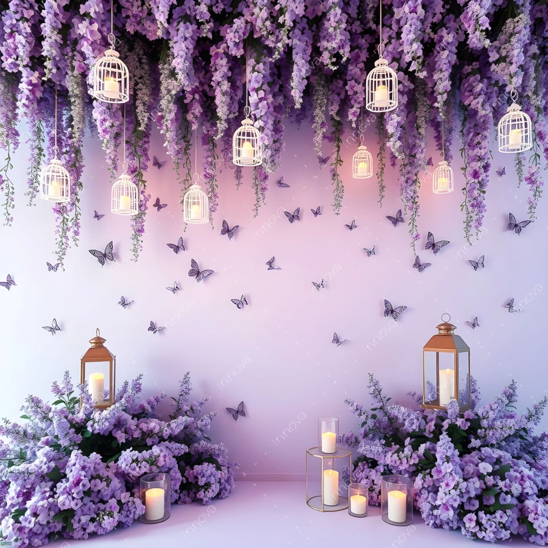 Fondo fotográfico Mariposas — diseño 54