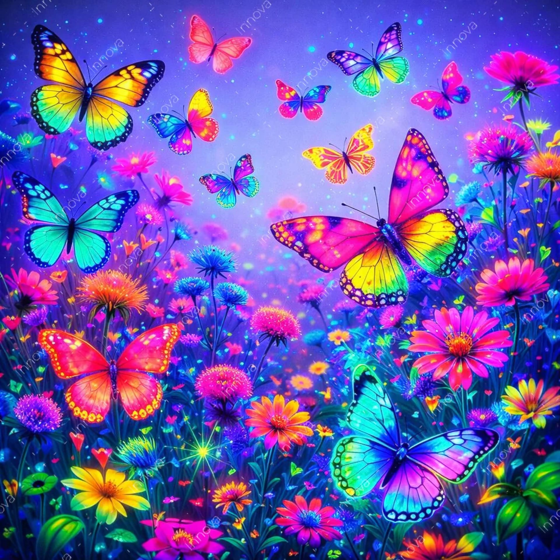 Fondo fotográfico Mariposas — diseño 5