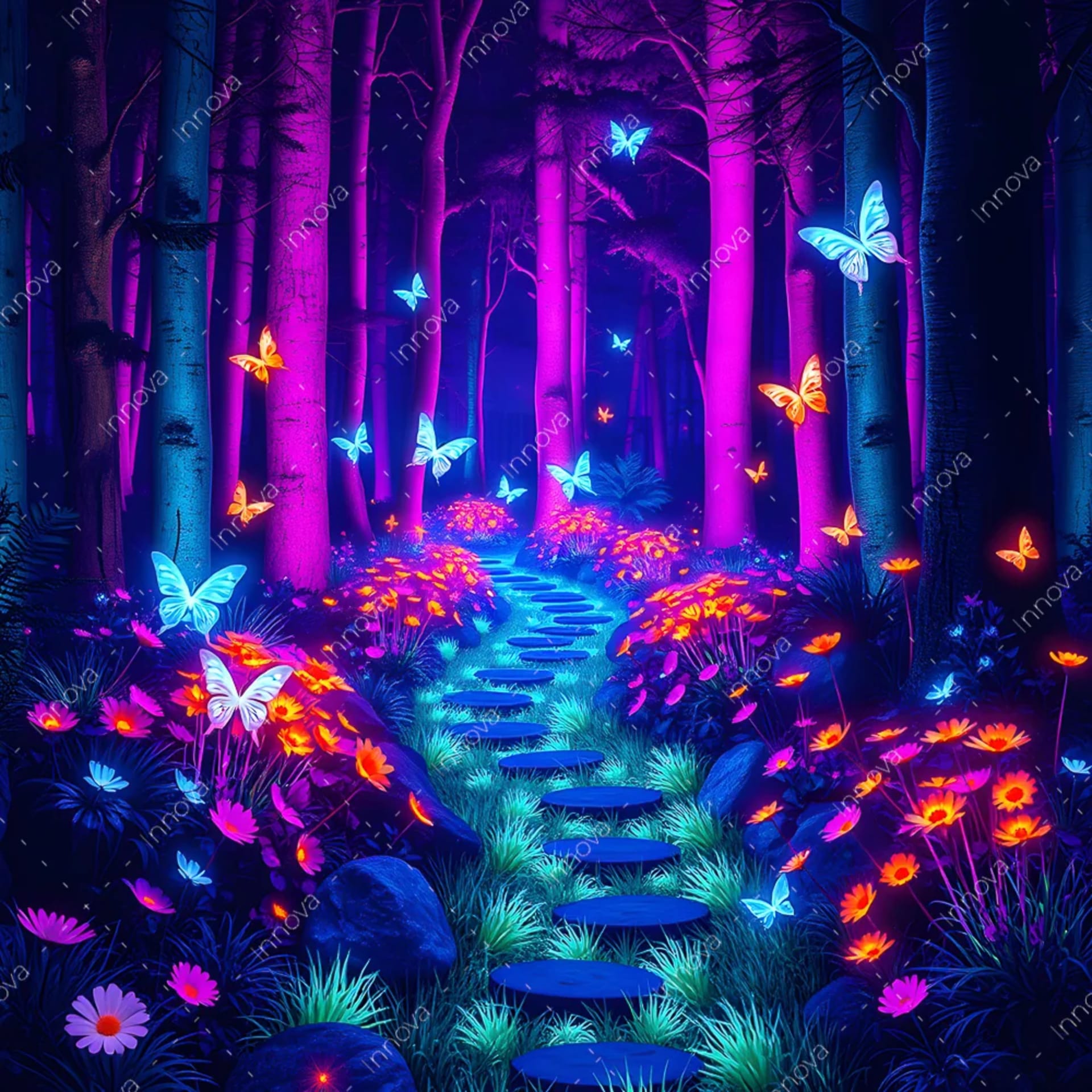 Fondo fotográfico Mariposas — diseño 52