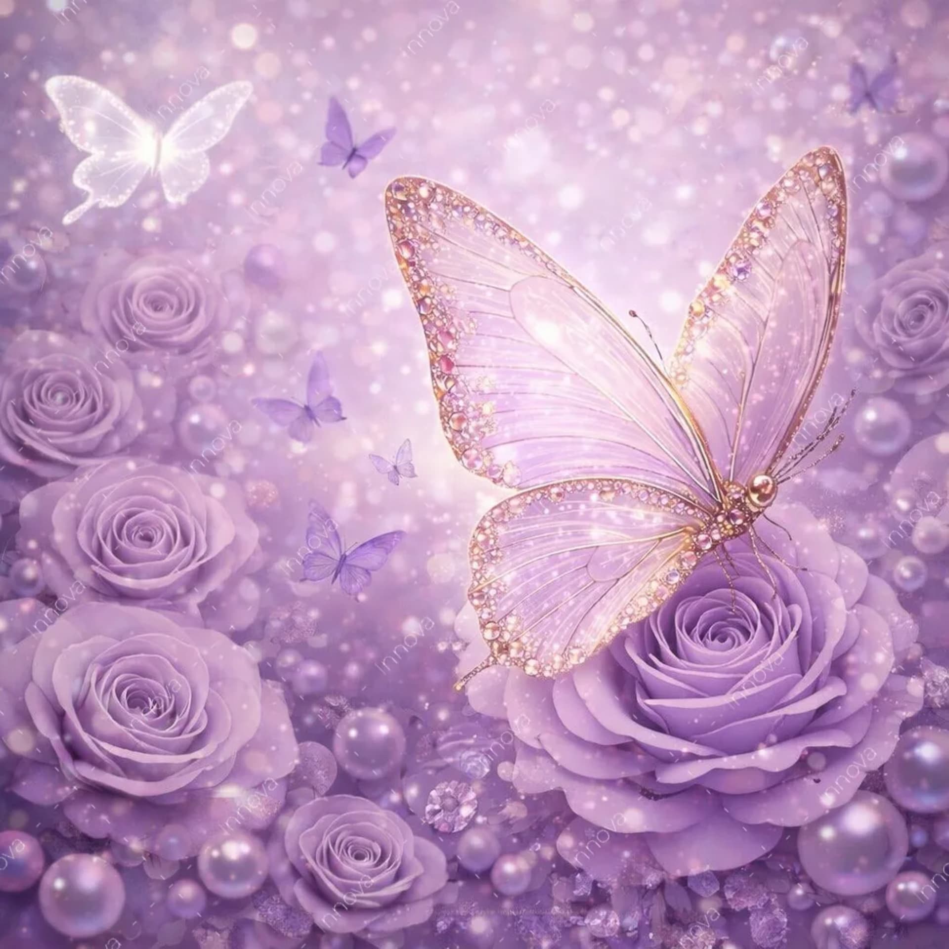 Fondo fotográfico Mariposas — diseño 10