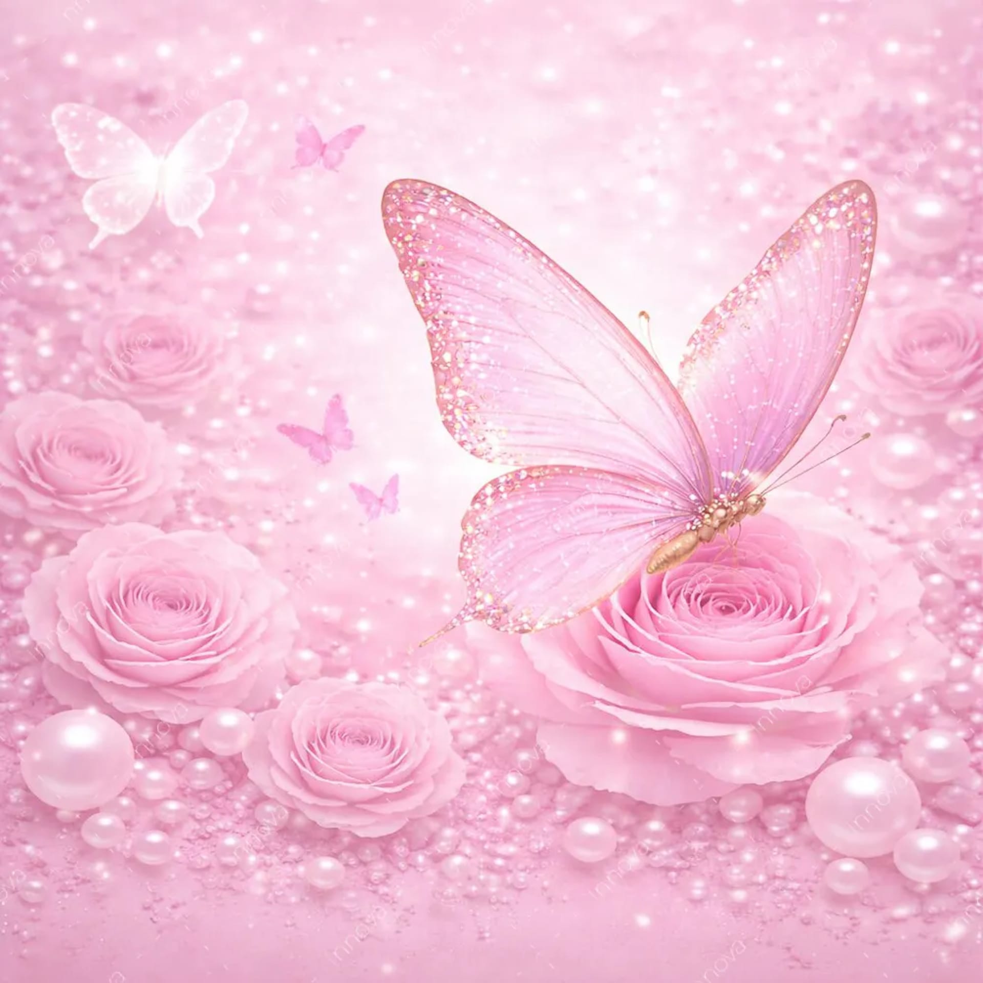 Fondo fotográfico Mariposas — diseño 7