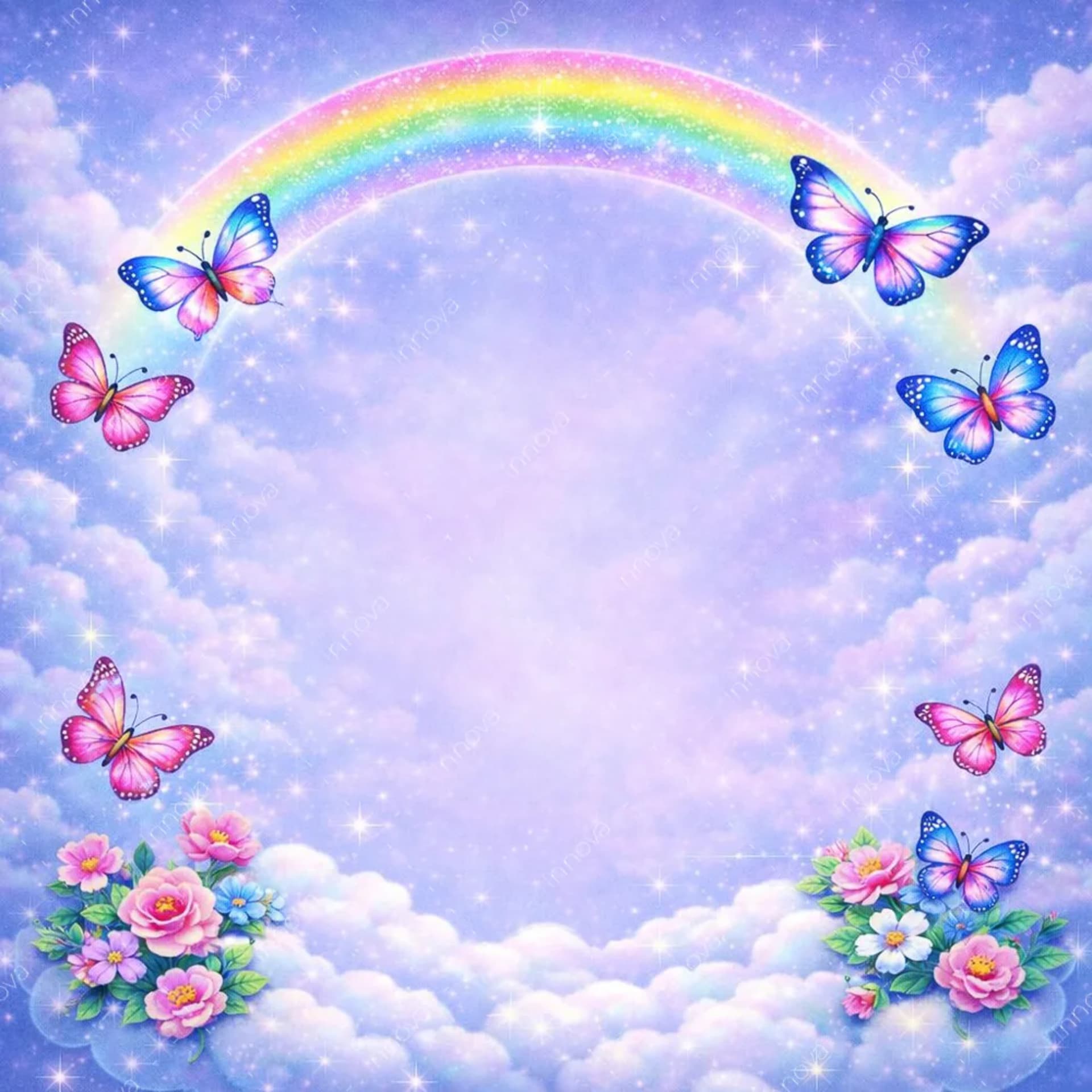 Fondo fotográfico Mariposas — diseño 3