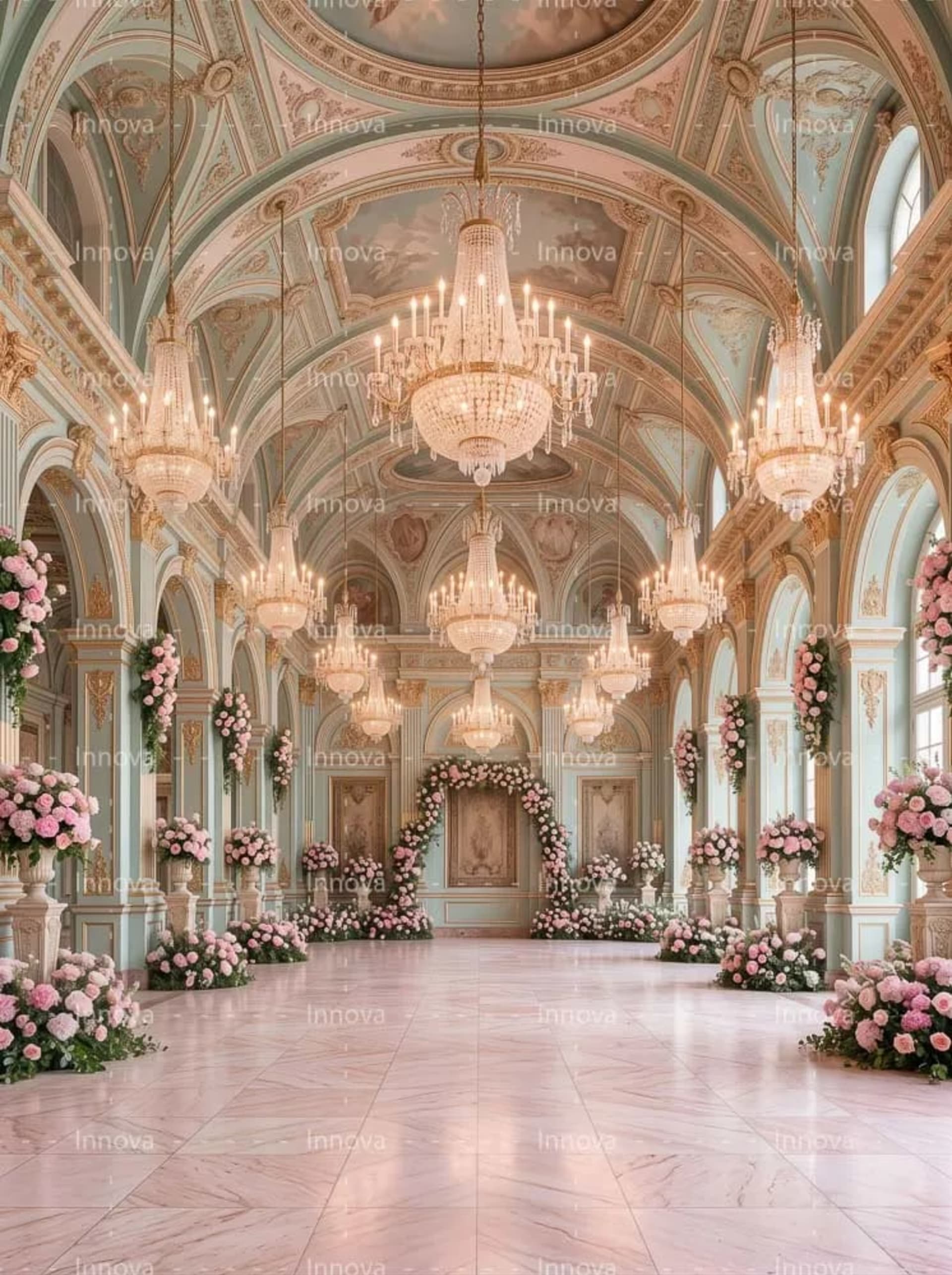 Fondo fotográfico Castillo — diseño 1