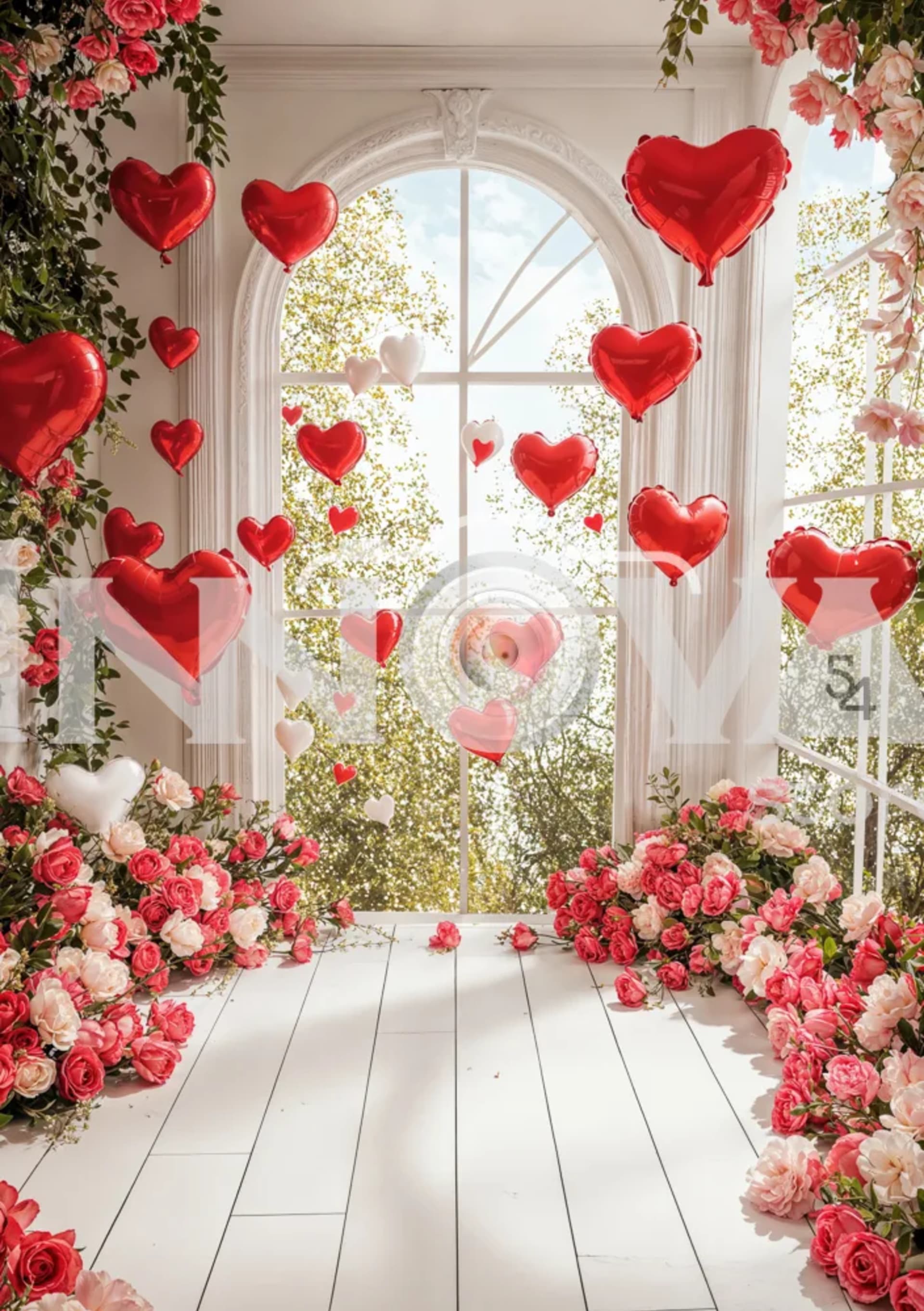 Fondo fotográfico San Valentin — diseño 3