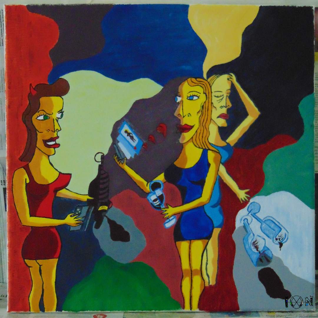 a picture of art work by artist inotila nghaamwa