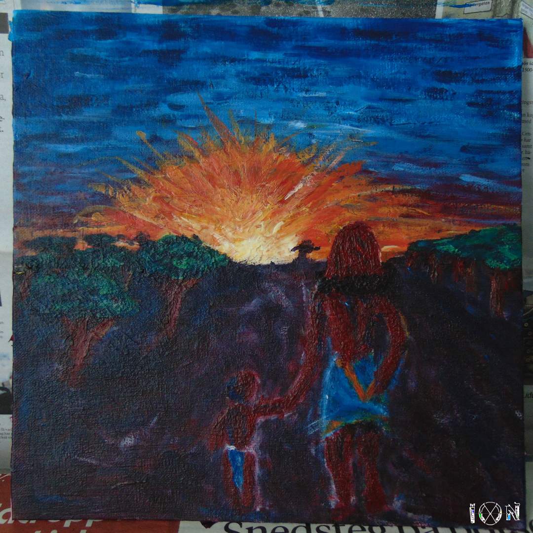 a picture of art work by artist inotila nghaamwa
