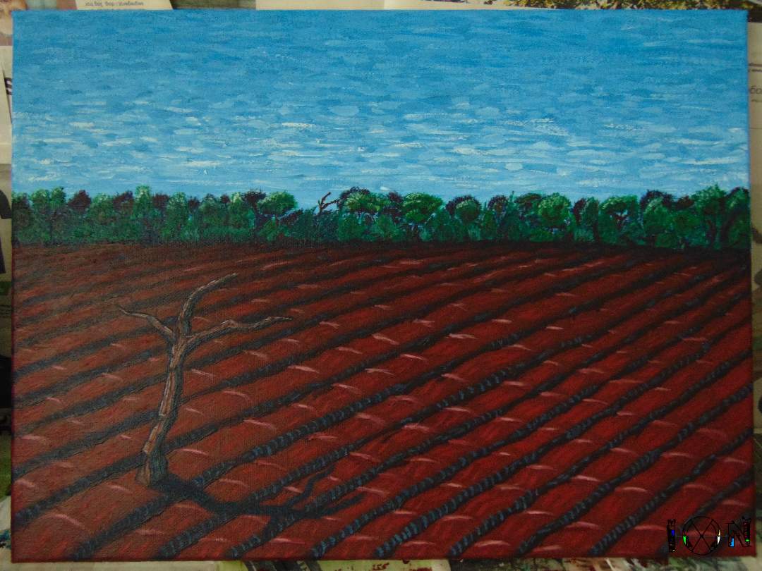 a picture of art work by artist inotila nghaamwa