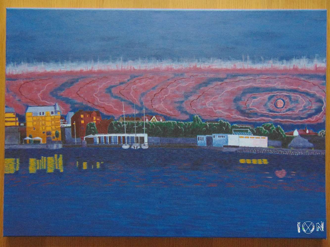 a picture of art work by artist inotila nghaamwa