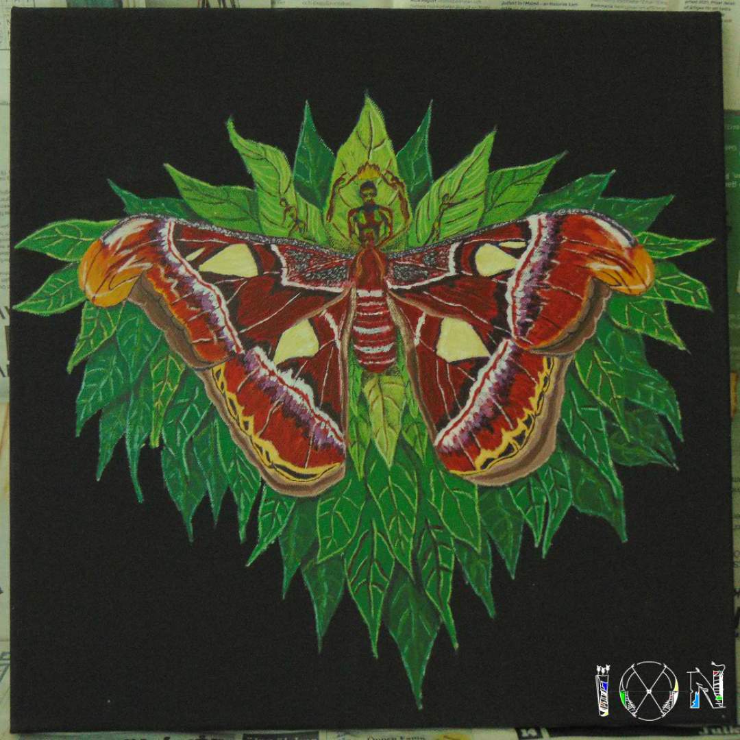 a picture of art work by artist inotila nghaamwa