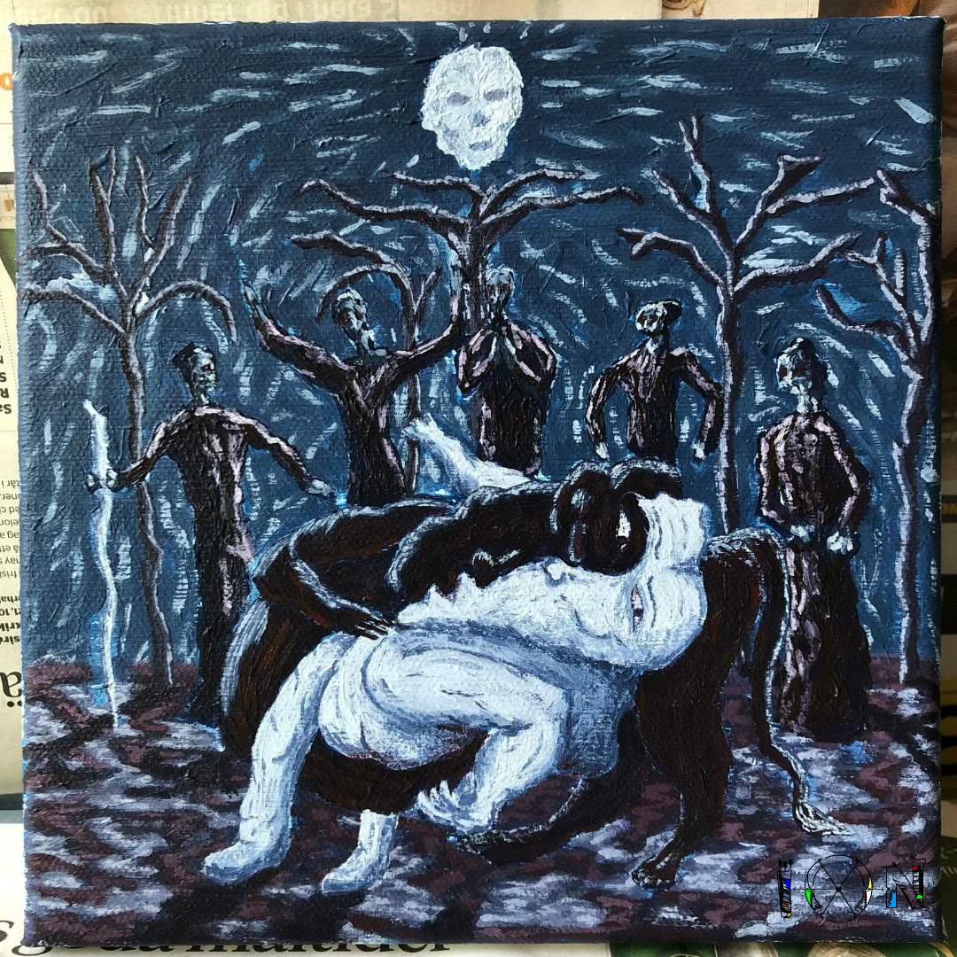 a picture of art work by artist inotila nghaamwa