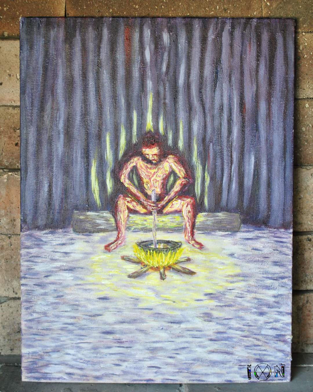 a picture of art work by artist inotila nghaamwa