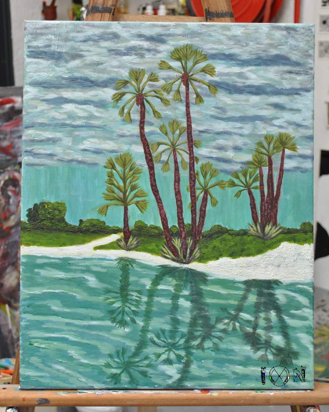 a picture of art work by artist inotila nghaamwa