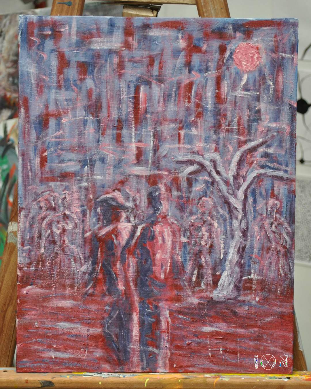 a picture of art work by artist inotila nghaamwa