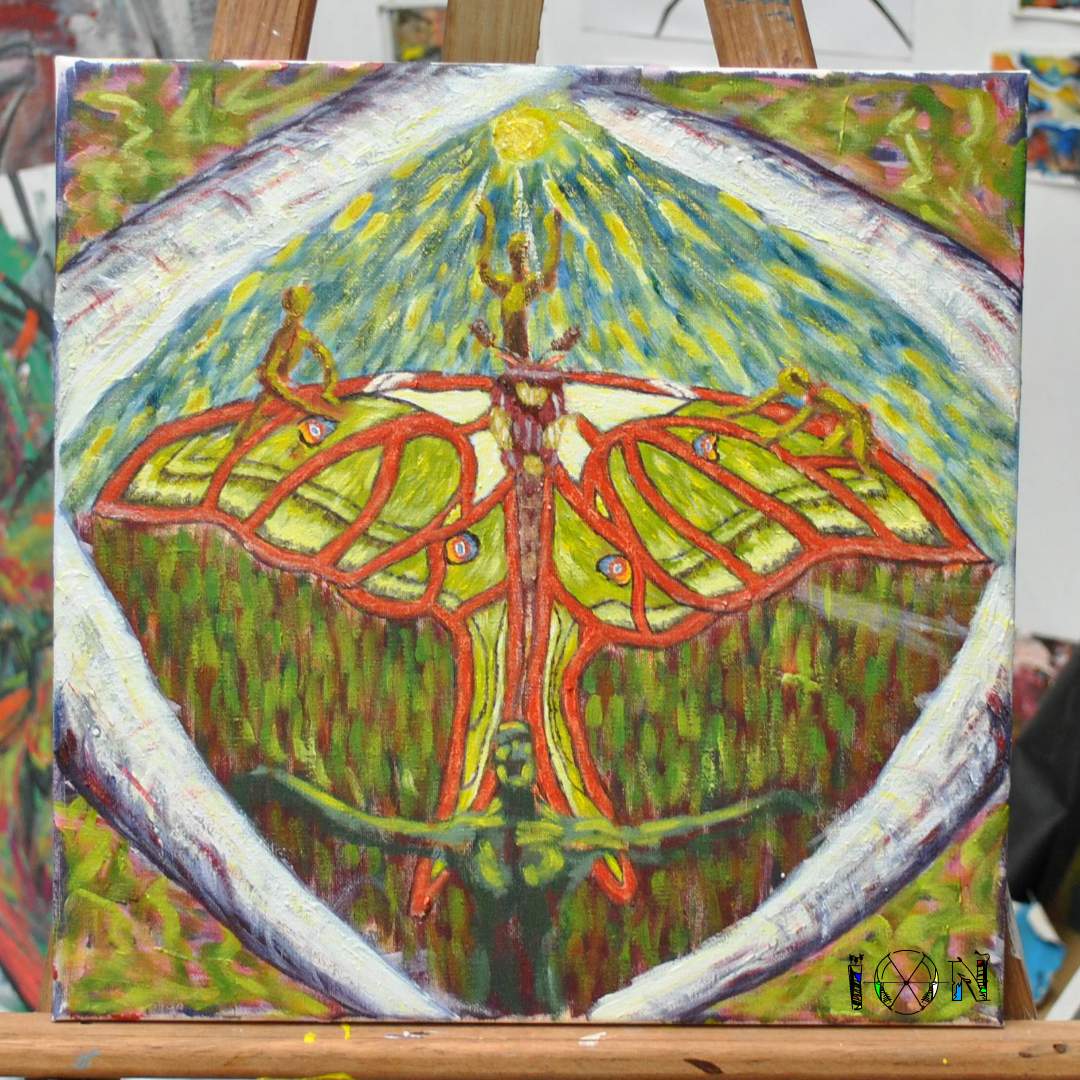 a picture of art work by artist inotila nghaamwa