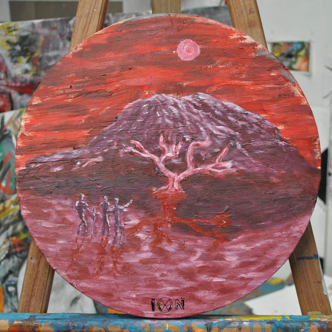 a picture of art work by artist inotila nghaamwa