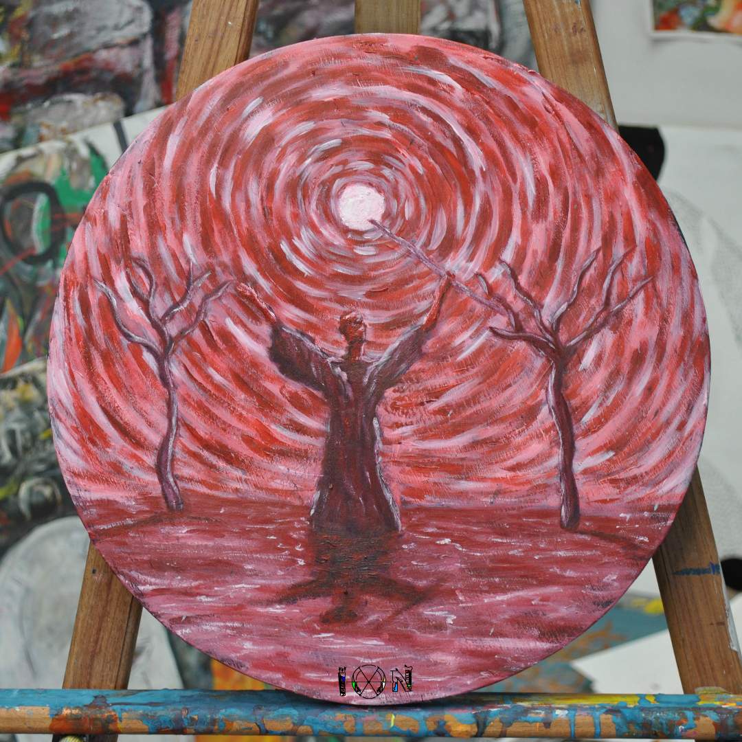 a picture of art work by artist inotila nghaamwa