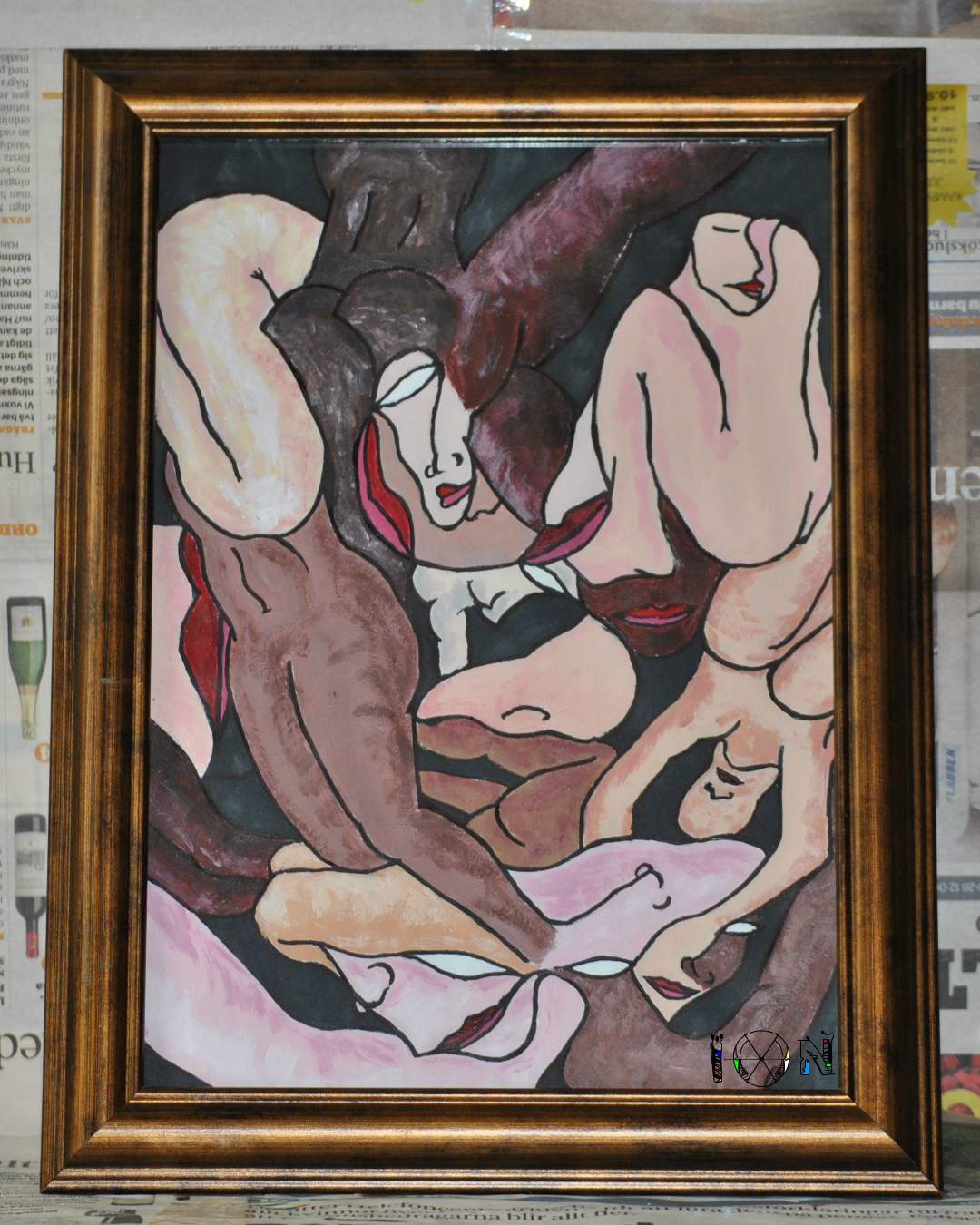 a picture of art work by artist inotila nghaamwa
