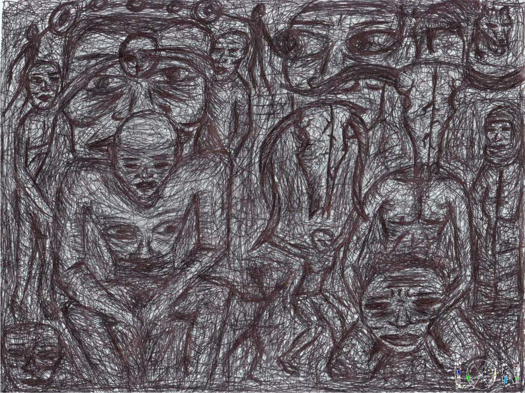 a picture of art work by artist inotila nghaamwa