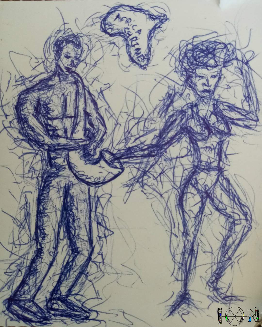 a picture of art work by artist inotila nghaamwa