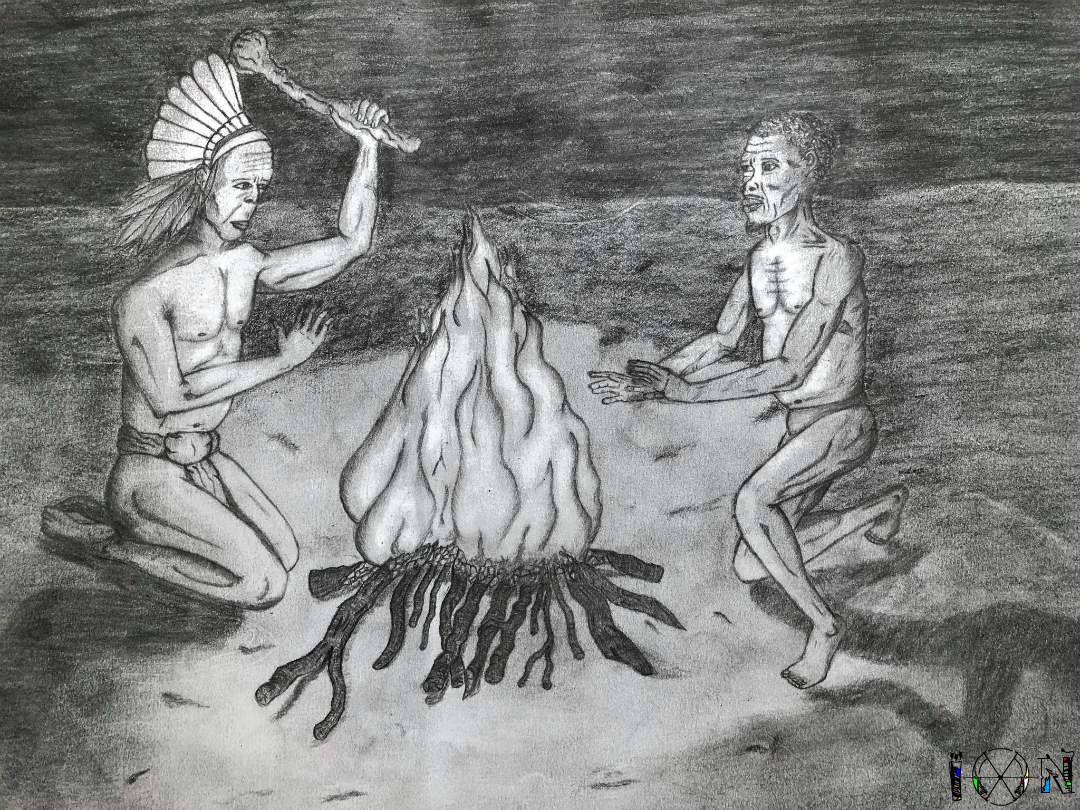 a picture of art work by artist inotila nghaamwa