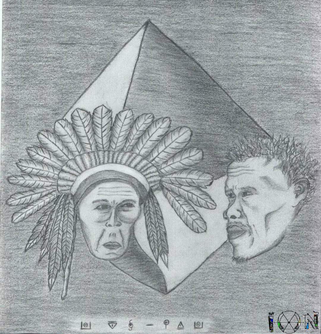 a picture of art work by artist inotila nghaamwa