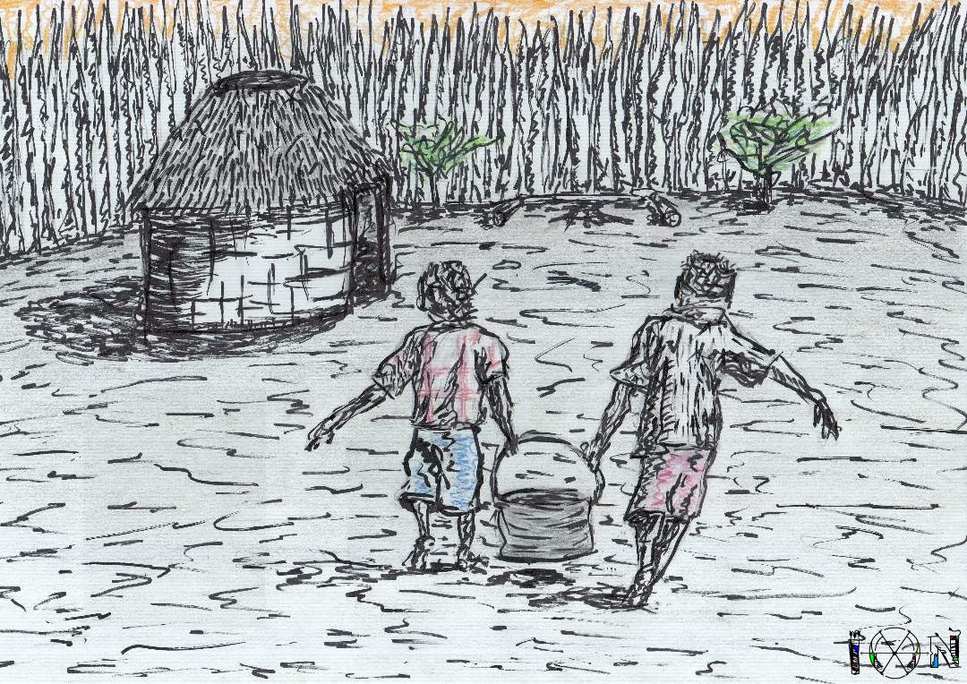 a picture of art work by artist inotila nghaamwa