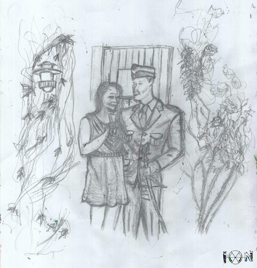a picture of art work by artist inotila nghaamwa