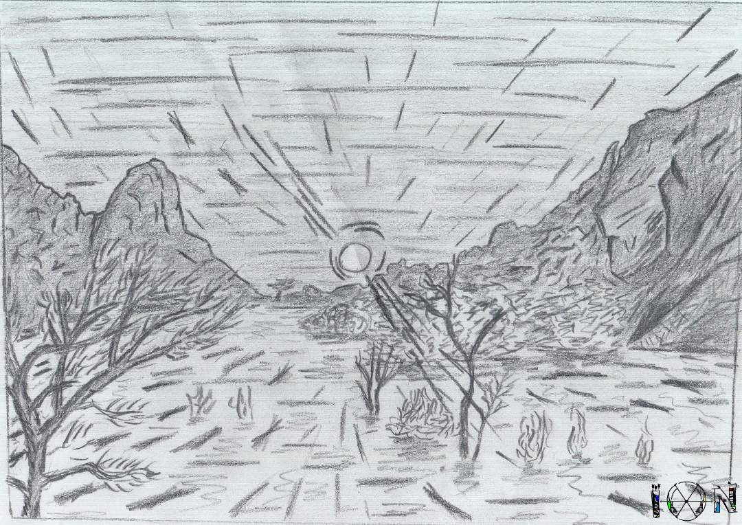 a picture of art work by artist inotila nghaamwa