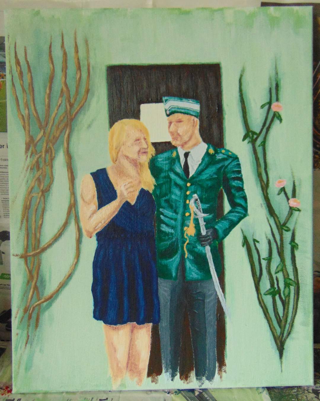 a picture of art work by artist inotila nghaamwa