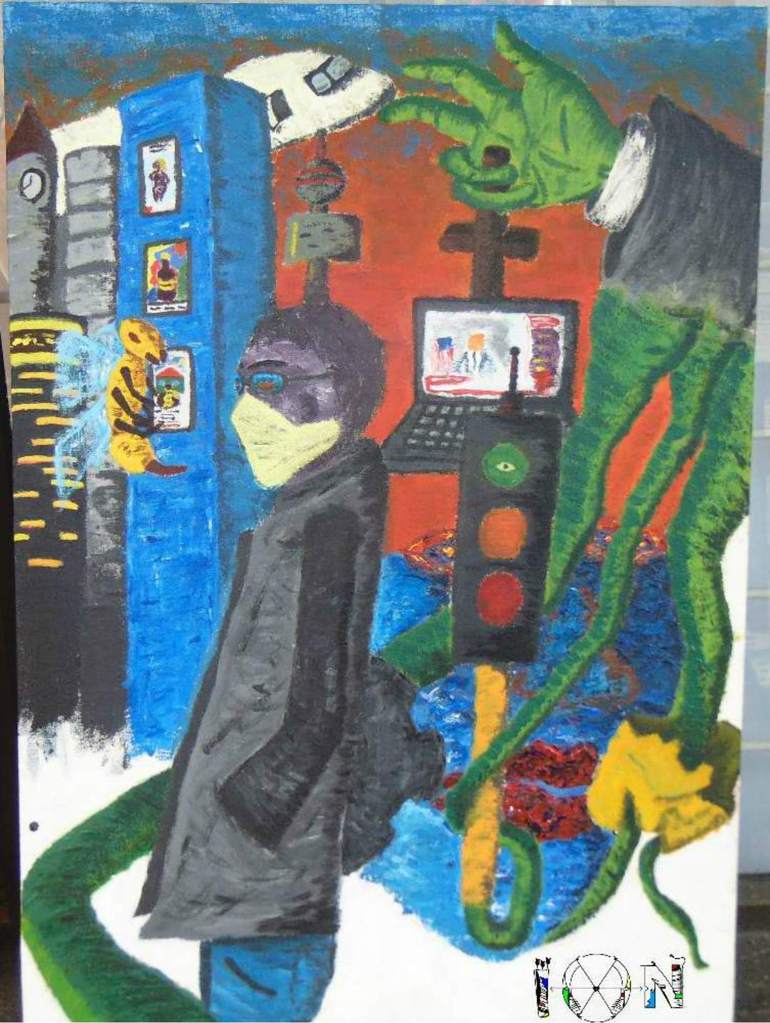 a picture of art work by artist inotila nghaamwa