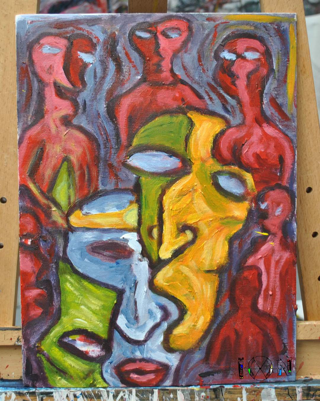 a picture of art work by artist inotila nghaamwa