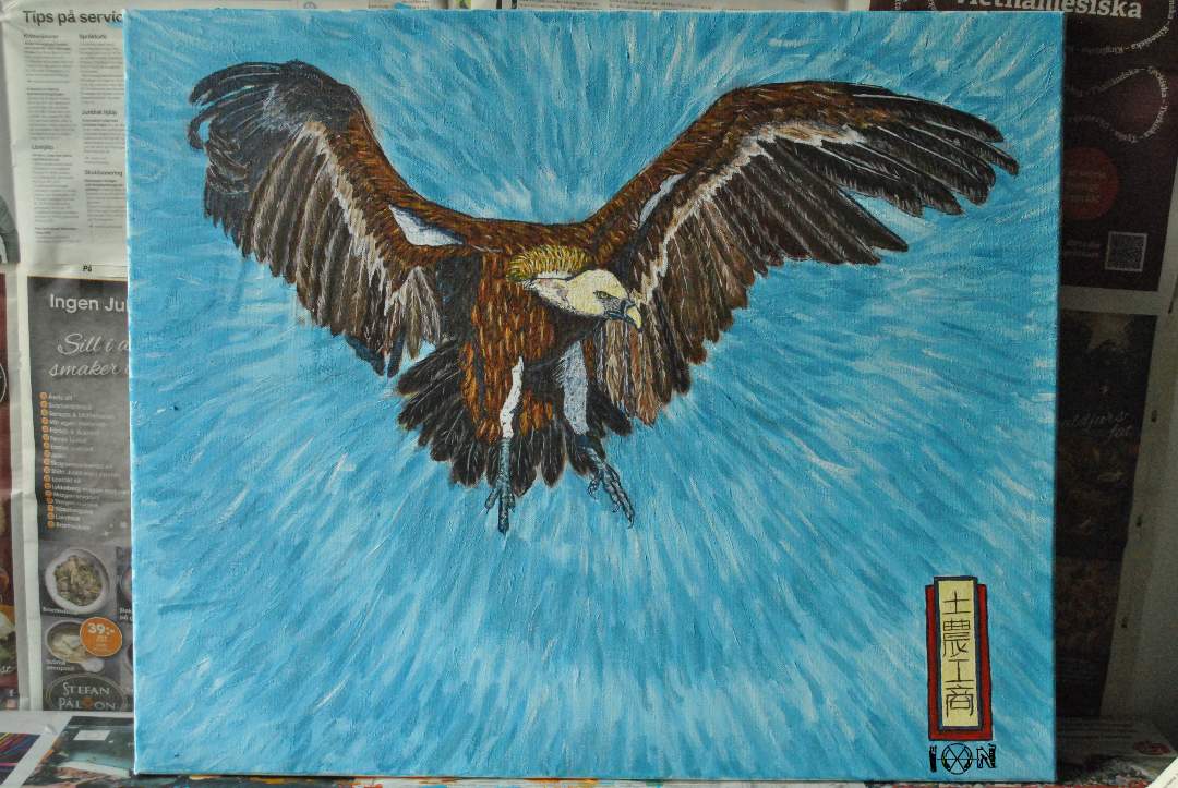 a picture of art work by artist inotila nghaamwa