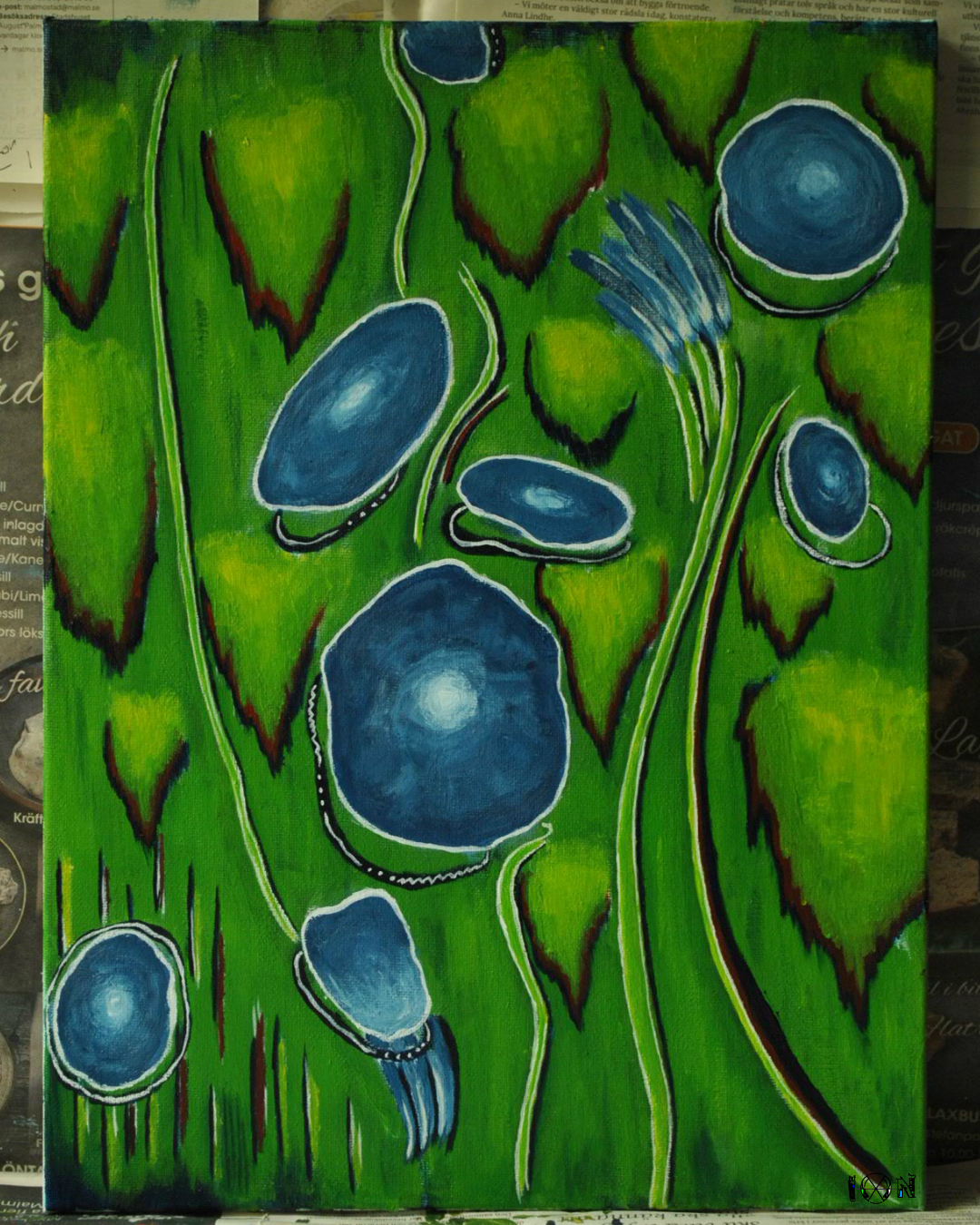 a picture of art work by artist inotila nghaamwa