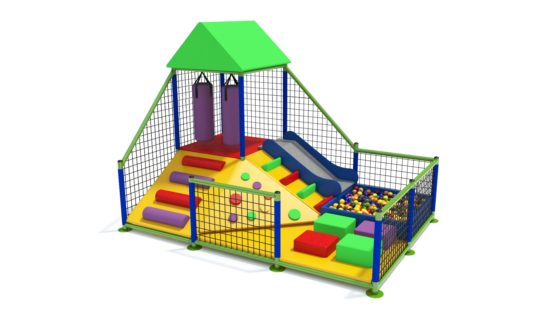 Visualizar Oh querido Tulipanes Juegos para Interiores - Playgrounds Módulares para Interior | INOPLAY