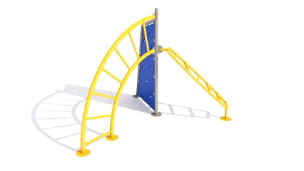 Juego de escalada con tubulares.