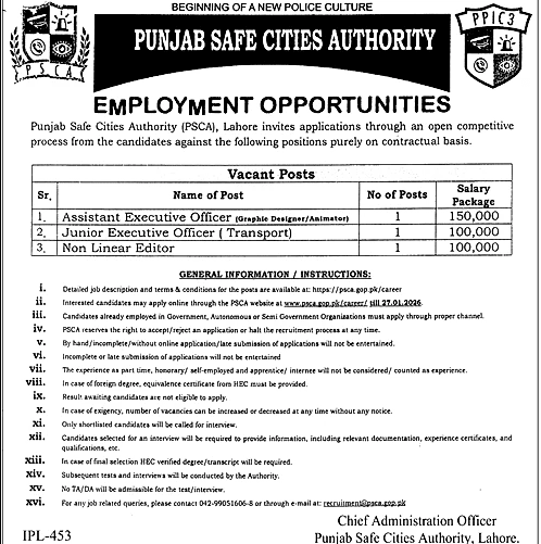 Lyallpur Museum Faisalabad Career Opportunity Advertisement, Museum Jobs in Faisalabad Pakistan 2025