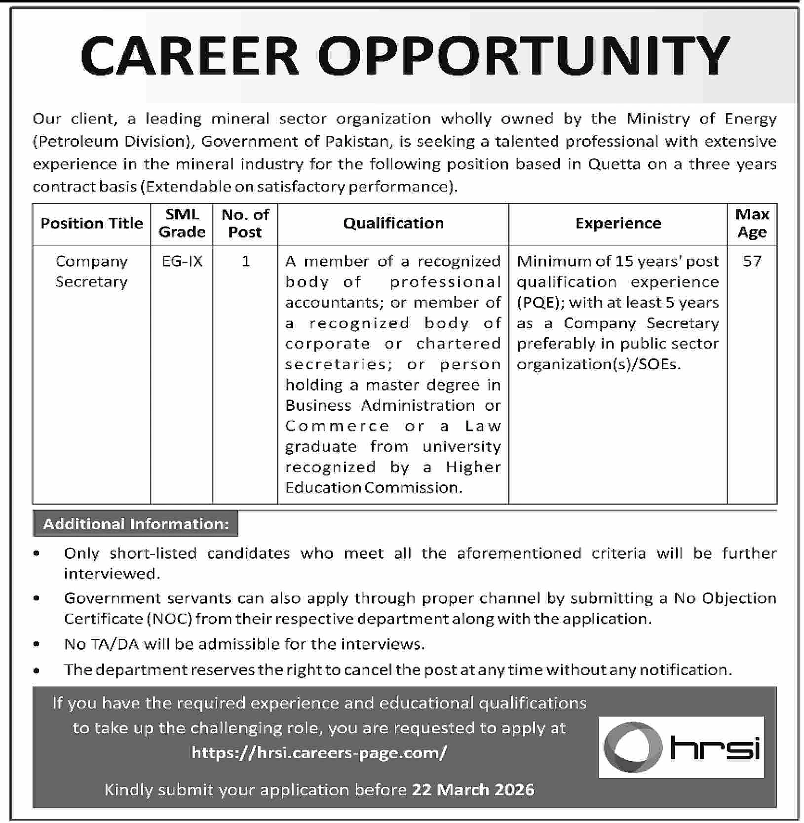 job advertisement image