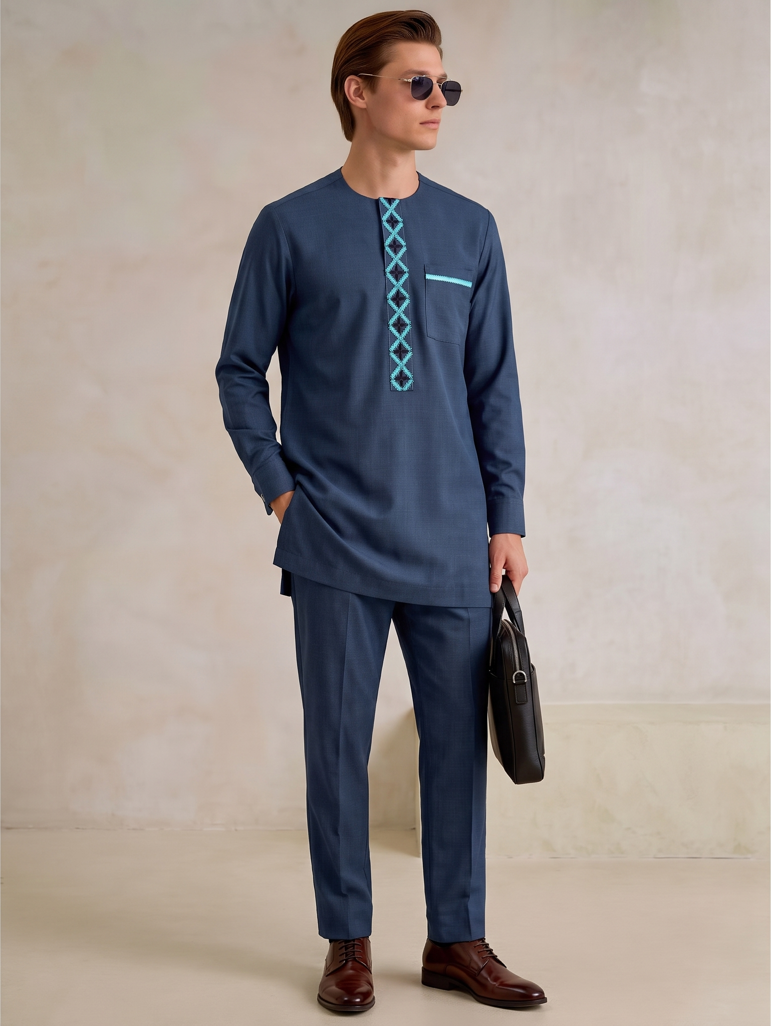 Tunique Bleu Foncé